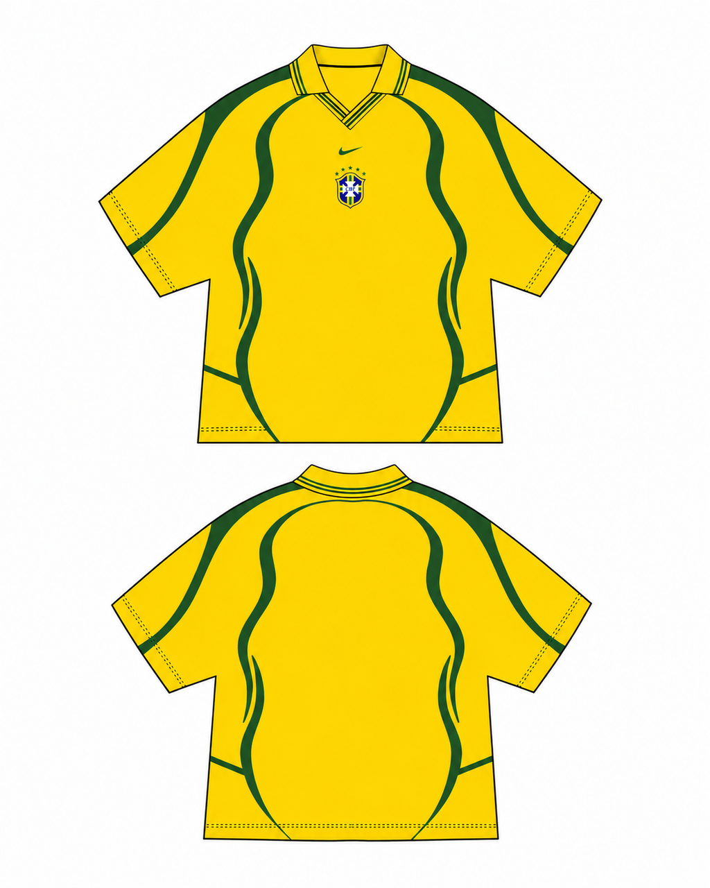 Brazil Jersy - Boxy Fitted